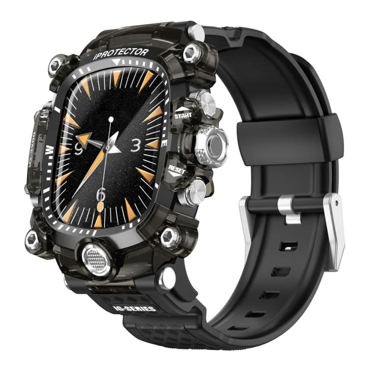Metal Case Integrated Silicone Watch Band