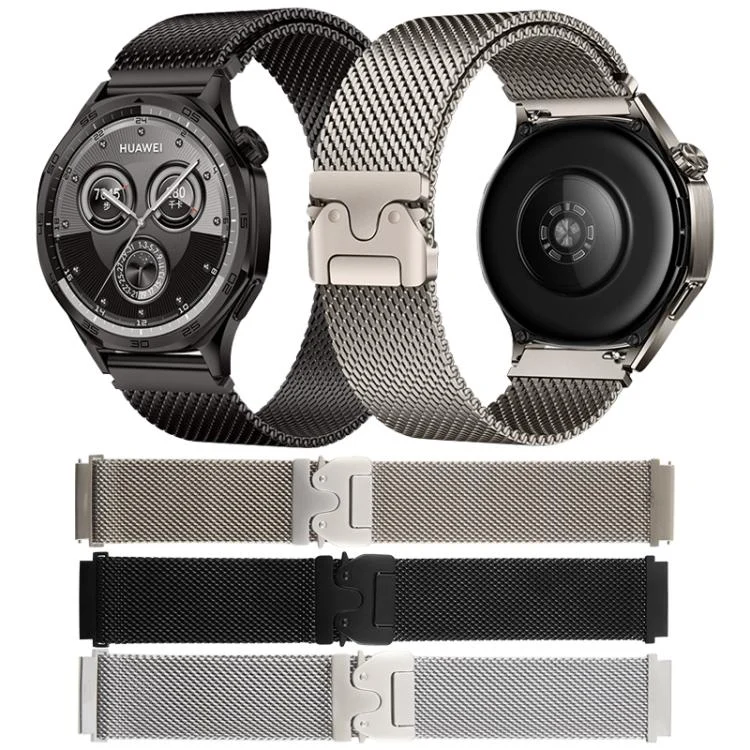 EDA0078818_B1.webp Parachute Buckle Milanese Metal Steel Mesh Watch Band - Image 2