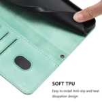 Line Splicing Buckle Retro Leather Phone Case, For Redmi 10 4G 2021 / 2022 Global, For Redmi K40 / K40 Pro - Image 6