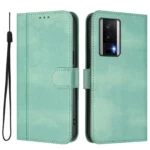 Line Splicing Buckle Retro Leather Phone Case, For Redmi K60 / K60 Pro, For Redmi Note 11 4G / Note 11S 4G Global - Image 2