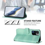 Line Splicing Buckle Retro Leather Phone Case, For Redmi Note 11 Pro+ 5G European, For Redmi Note 10 5G / Note 10T 5G - Image 3