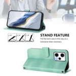 Line Splicing Buckle Retro Leather Phone Case, For Redmi Note 12 Pro+ 5G India, For Redmi Note 12 Pro Speed / Note 12 Pro 5G - Image 3