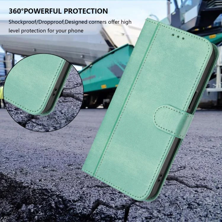 EDA007887316A_6.webp Line Splicing Buckle Retro Leather Phone Case, For vivo V50 Lite 5G Global / V40 Lite 4G, For vivo Y04 4G Global / Y29s 5G - Image 7