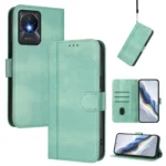 Line Splicing Buckle Retro Leather Phone Case, For vivo Y02A 4G / Y02 4G / Y11 2023, For vivo Y56 5G / Y16 4G / Y02s 4G Global
