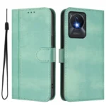 Line Splicing Buckle Retro Leather Phone Case, For vivo Y02A 4G / Y02 4G / Y11 2023, For vivo Y56 5G / Y16 4G / Y02s 4G Global - Image 2