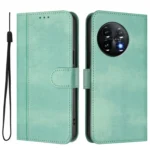 Line Splicing Buckle Retro Leather Phone Case, For Oneplus 11, For OnePlus Nord CE 3 - Image 2