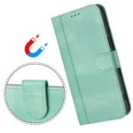 Line Splicing Buckle Retro Leather Phone Case, For OnePlus 9, For OnePlus Nord N10 5G - Image 5