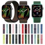 xDfind Nylon Loop Hook and Loop Fastener Watch Band, For Apple Watch 46mm / 49mm / 45mm / 44mm, For Apple Watch 42mm / 41mm / 40mm / 38mm - Image 2