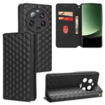 Cubic Grid Texture Flip Leather Phone Case, For Xiaomi 13 Ultra, For Xiaomi Poco C55 / Redmi 12C, For Xiaomi Poco X5 Pro 5G
