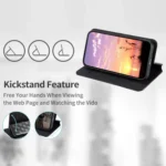 Cubic Grid Texture Flip Leather Phone Case, For Xiaomi Poco M5 4G, For Xiaomi Black Shark 5, For Xiaomi Black Shark 5 Pro - Image 4