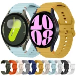 xDfind Wavy Grain Stitched Colorful Buckle Silicone Watch Band - Image 2