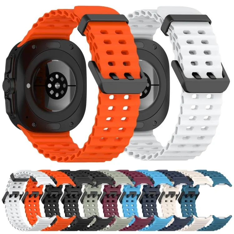 EDA0079200_B2.webp xDfind Ocean Hole Dual Buckle Silicone Watch Band - Image 3