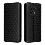 Cubic Grid Texture Flip Leather Phone Case, For OnePlus 13R / Ace 5 / Ace 5 Pro, For OnePlus 13, For OnePlus Nord 4 - Image 2