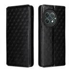 Cubic Grid Texture Flip Leather Phone Case, For OnePlus Ace 2 Pro, For OnePlus Nord CE3, For OnePlus Nord CE 3 Lite / Nord N30 - Image 2