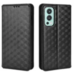 Cubic Grid Texture Flip Leather Phone Case, For OnePlus Nord 2 5G - Image 2