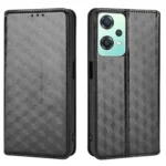 Cubic Grid Texture Flip Leather Phone Case, For OnePlus Nord CE 2 Lite 5G, For OnePlus Nord CE 2 5G, For OnePlus Nord CE 5G - Image 2