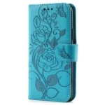 Rose Butterfly Embossed Leather Phone Case, For Xiaomi 15 Ultra, For Xiaomi Poco X7 Pro, For Xiaomi 15 Pro - Image 2