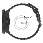 Ocean Dual Pin Buckle Silicone Watch Band - Image 4