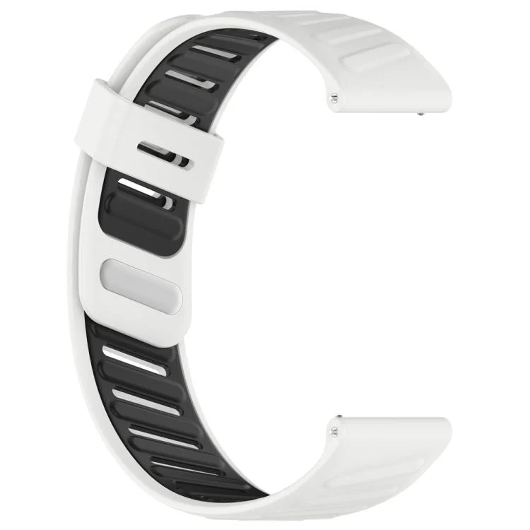 EDA007940801A_3.webp Slanted Hole Two Color Silicone Watch Band - Image 9