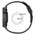 Slanted Hole Two Color Silicone Watch Band - Image 4