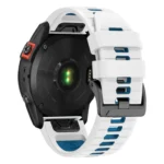Two Color Screw Buckle Quick Release Silicone Watch Band - Image 4