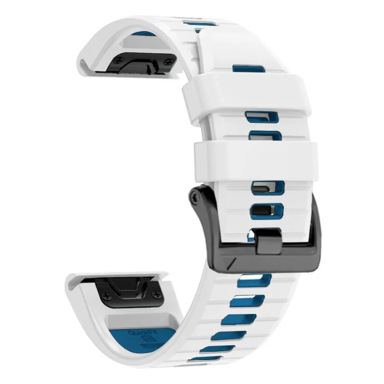 EDA007941002A_2.webp Two Color Screw Buckle Quick Release Silicone Watch Band - Image 5