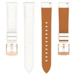 Square Leather Rose Gold Buckle Watch Band - Image 5