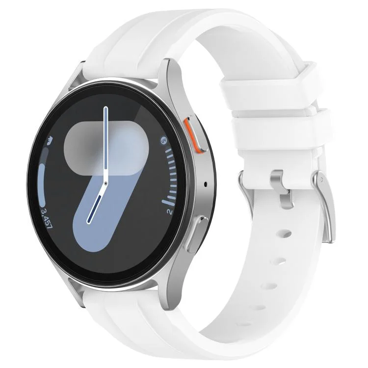 EDA007948701A.webp Flat Head Solid Color Steel Buckle Silicone Watch Band - Image 1