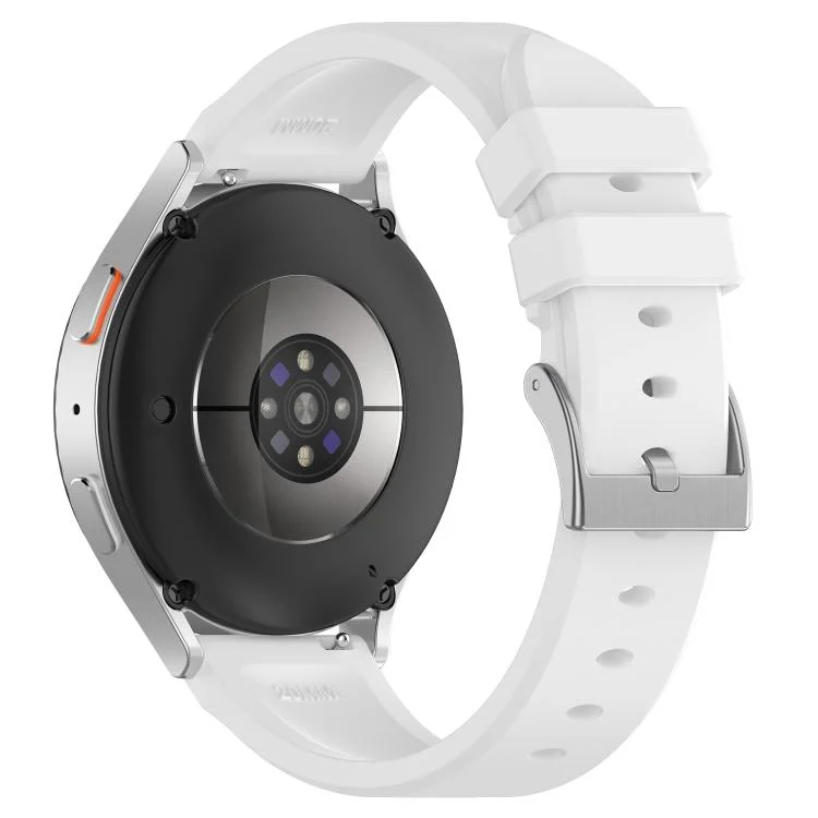 EDA007948701A_1.webp Flat Head Solid Color Steel Buckle Silicone Watch Band - Image 5