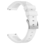 Flat Head Solid Color Steel Buckle Silicone Watch Band - Image 7