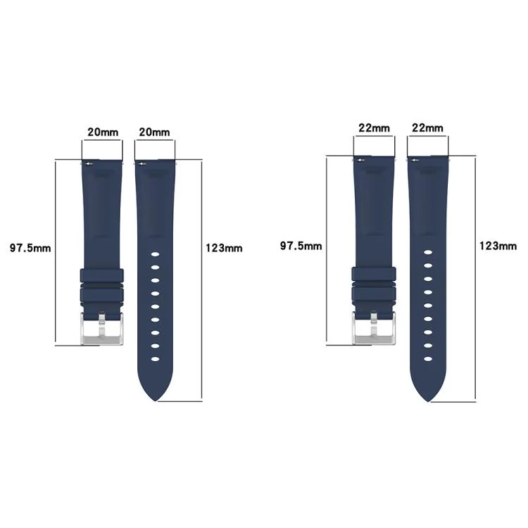 EDA0079487_B2.webp Flat Head Solid Color Steel Buckle Silicone Watch Band - Image 3