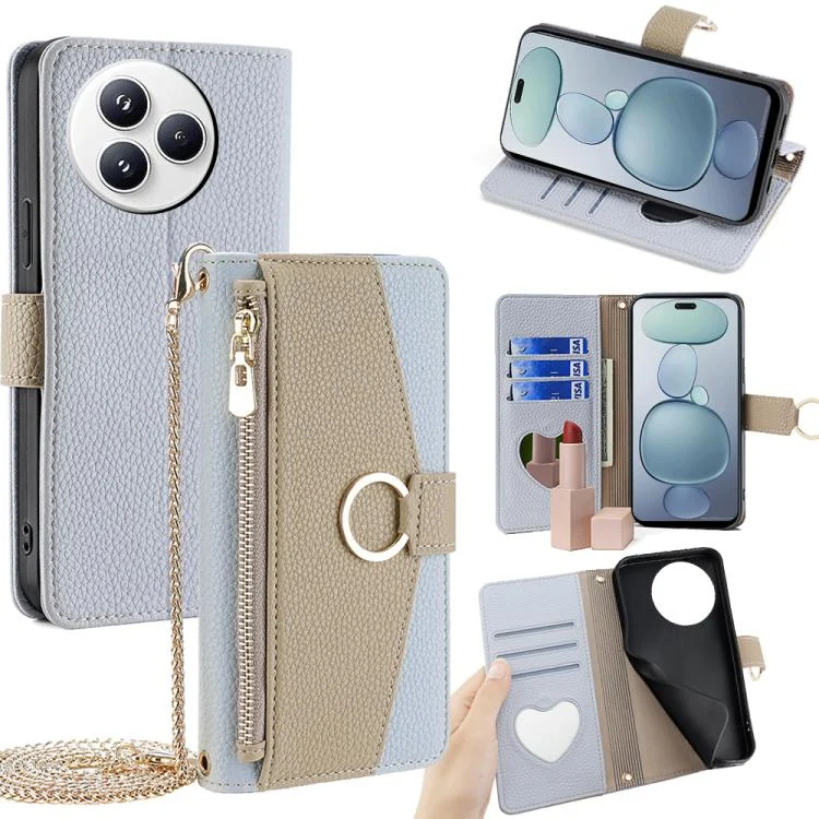 Crossbody Litchi Texture Leather Phone Case, For Xiaomi Civi 5 Pro 5G, For Xiaomi 15 Ultra