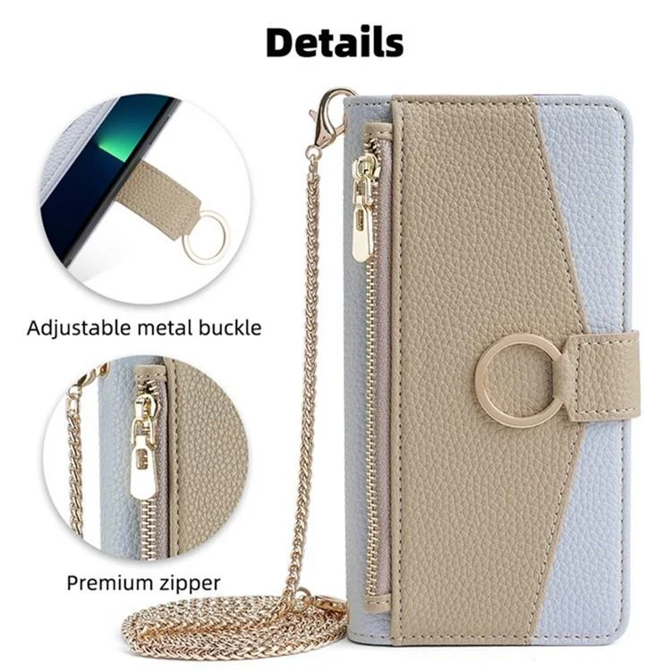 EDA007948802A_6.webp Crossbody Litchi Texture Leather Phone Case, For Xiaomi Civi 5 Pro 5G, For Xiaomi 15 Ultra - Image 7