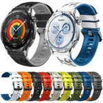 Two Color Printed Silicone Watch Band - Image 2
