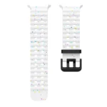 Dual Buckle Colorful Dots Silicone Watch Band - Image 7