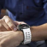 Dual Buckle Colorful Dots Silicone Watch Band - Image 8