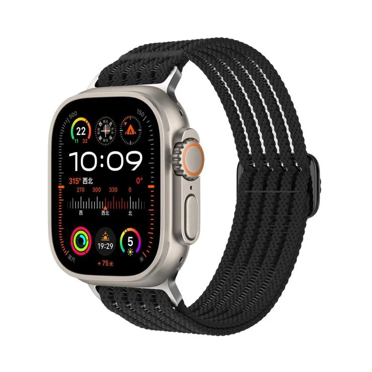 Breathable Nylon Fish Line Weaving Watch Band, For Apple Watch 46mm / 49mm / 45mm / 44mm