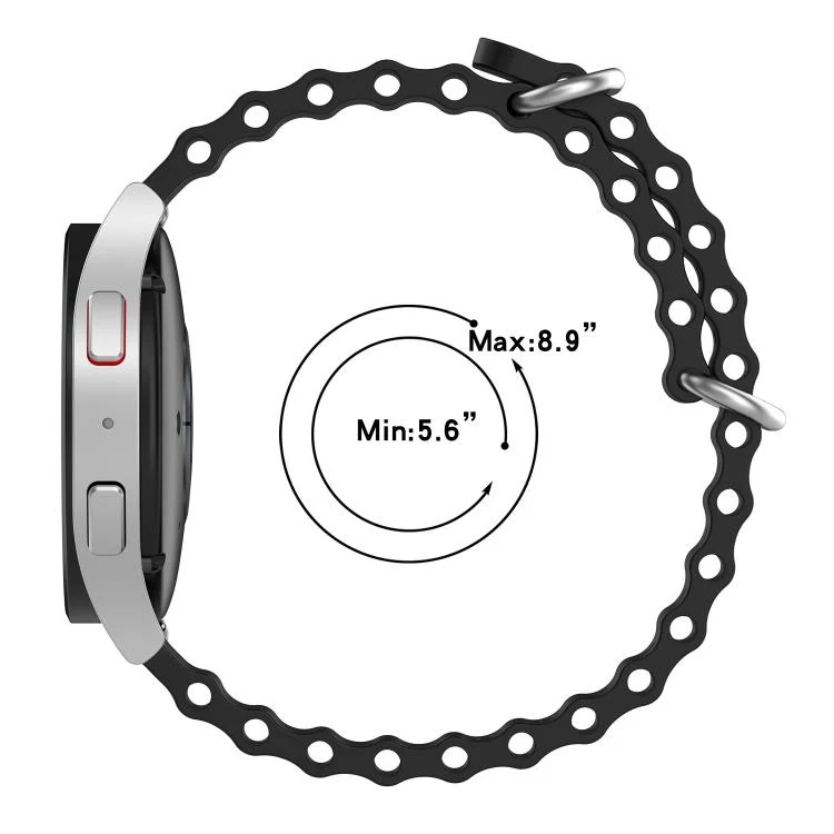 EDA0079529_B5.webp xDfind Ocean Style Silicone Solid Color Watch Band - Image 6
