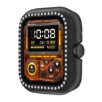 Diamond Half Coverage Hollow PC Watch Protective Case - Image 4