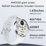 H77 1.43 inch AMOLED Screen Health & Fitness Smart Watch IP67 Waterproof Support BT Call - Image 4