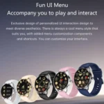 H77 1.43 inch AMOLED Screen Health & Fitness Smart Watch IP67 Waterproof Support BT Call - Image 6