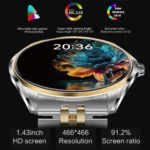 H78 1.43 inch AMOLED Screen Health & Fitness Smart Watch IP67 Waterproof Support BT Call - Image 2