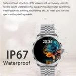 H78 1.43 inch AMOLED Screen Health & Fitness Smart Watch IP67 Waterproof Support BT Call - Image 9