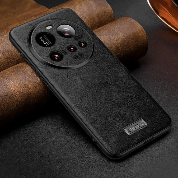 SULADA Shockproof TPU Hybrid Handmade Leather Phone Case, For Xiaomi 15 Ultra