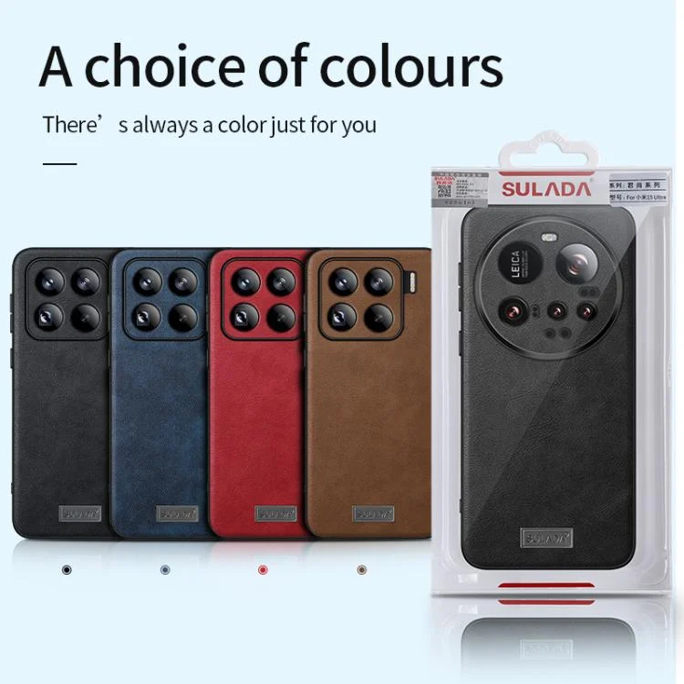 EDA007962901A_6.webp SULADA Shockproof TPU Hybrid Handmade Leather Phone Case, For Xiaomi 15 Ultra - Image 7