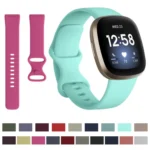 For Fitbit Versa 4 / Versa 3 / Sense2 / Sense xDfind Silicone Watch Band - Image 2