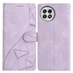 Triangles Embossed Leather Phone Case, For OnePlus 13, For OnePlus Nord CE4 Lite, For OnePlus Nord CE4