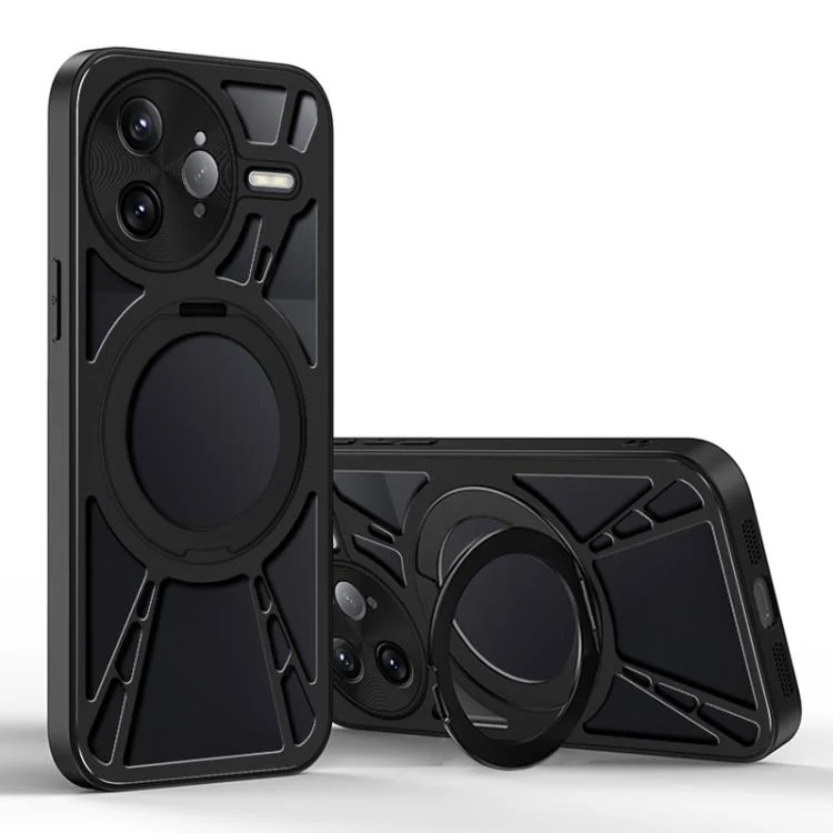 Cooling Hollow Metal Holder MagSafe Phone Case, For Redmi K80 Pro, For Redmi K80