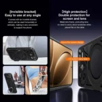 Cooling Hollow Metal Holder MagSafe Phone Case, For Redmi K80 Pro, For Redmi K80 - Image 5