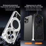 Cooling Hollow Metal Holder MagSafe Phone Case, For vivo X200, For vivo X200 Pro mini, For vivo X200 Pro - Image 5